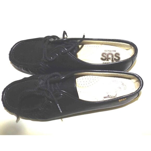 SAS black 10.5M Tripad Comfort Oxford Lace up flats wedge - Picture 2 of 7